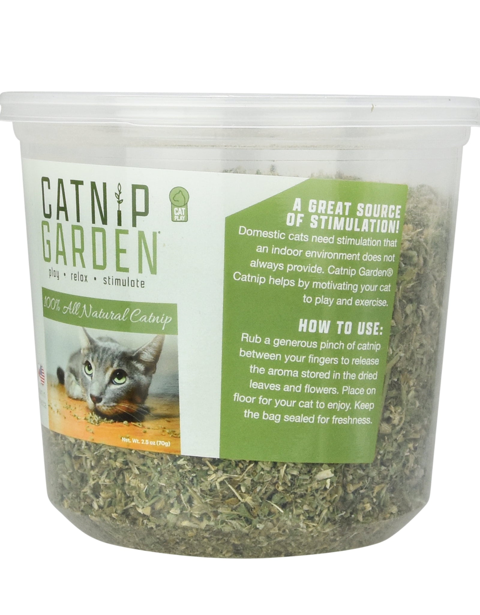 Catnip Garden, Catnip Cup, Cat Toy, 2.5 Oz
