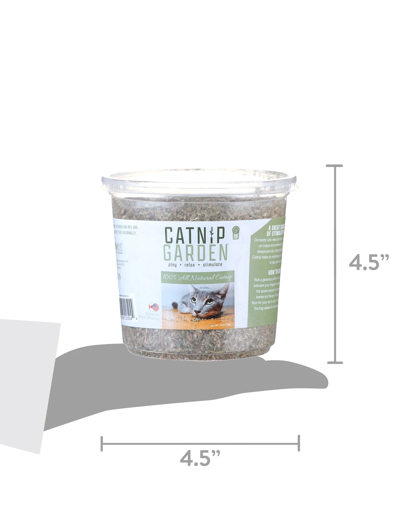 Catnip Garden, Catnip Cup, Cat Toy, 2.5 Oz